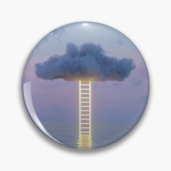 Item preview, Golden Ladder to the Clouds designed and sold by The Art Framing Company.