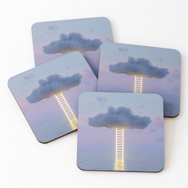 Item preview, Golden Ladder to the Clouds designed and sold by The Art Framing Company.