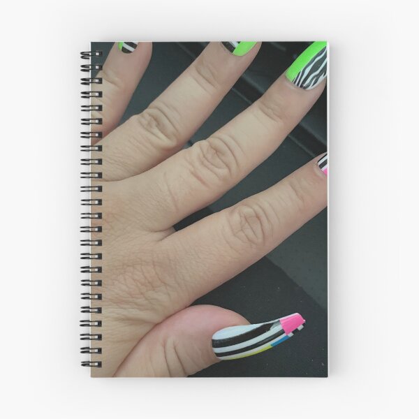 Item preview, Neon Graphic Nail Art designed and sold by KaleChub.