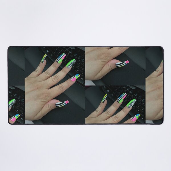 Item preview, Neon Graphic Nail Art designed and sold by KaleChub.