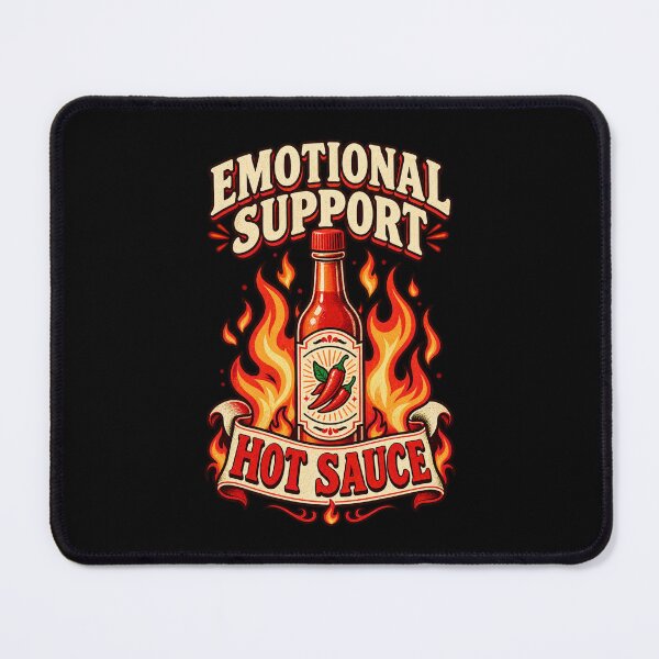 Item preview, Emotional Support Hot Sauce designed and sold by ThoughtsInTheOpen.