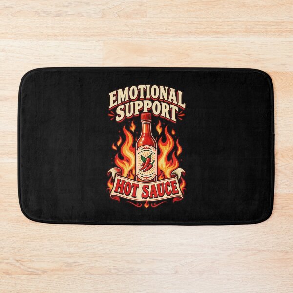 Item preview, Emotional Support Hot Sauce designed and sold by ThoughtsInTheOpen.