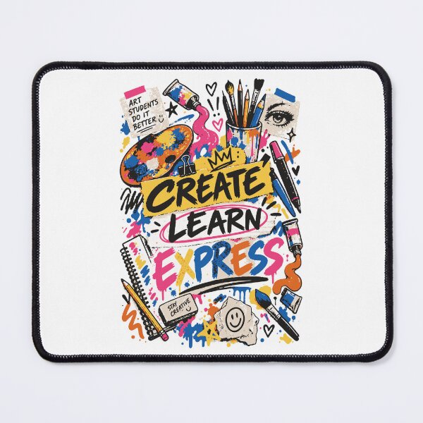 Item preview, Create Learn Express | Colorful Art Student School Design designed and sold by Sunday.Supply.