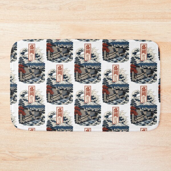 Item preview, Morioka Iwate Japan Vintage Travel Tourism Art designed and sold by TravelersGems.