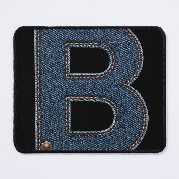 Item preview, DENIM LETTER B designed and sold by ART-TYPE.