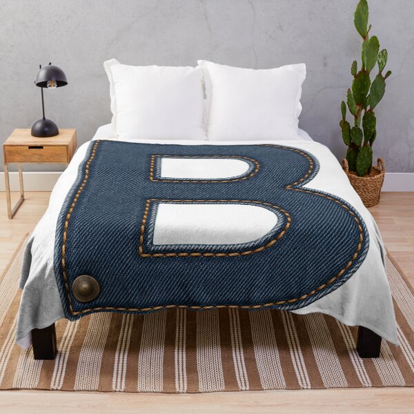 Artikelvorschau, DENIM LETTER B entworfen und verkauft von ART-TYPE.