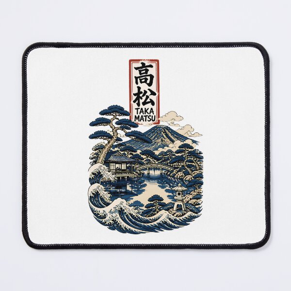 Item preview, Takamatsu Kagawa Japan Vintage Travel Tourism Art designed and sold by TravelersGems.