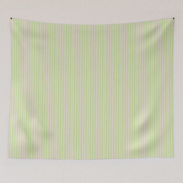 Item preview, Cute Green and Pink Vertical Striped Pattern designed and sold by Cleairydelulu.