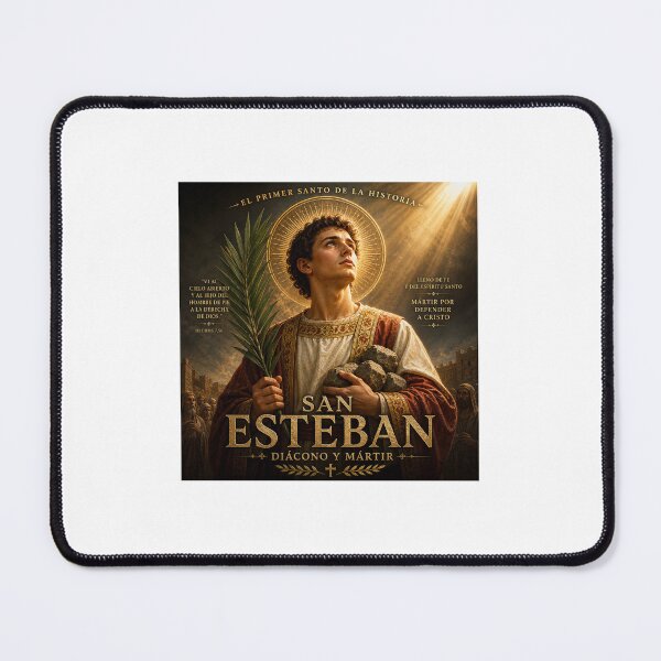 Item preview, Saint Stephen | First Christian Martyr | Deacon and Martyr | Catholic Art designed and sold by unetesierecato.
