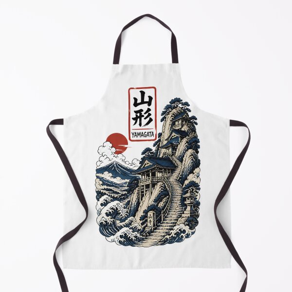 Item preview, Yamagata Japan Vintage Travel Tourism Art designed and sold by TravelersGems.