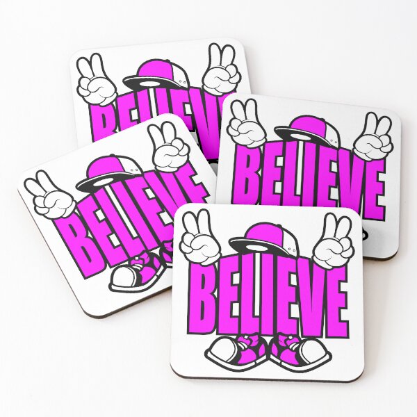 Item preview, Believe – Motivational Cartoon Character Bold lettering designed and sold by NFTWords.