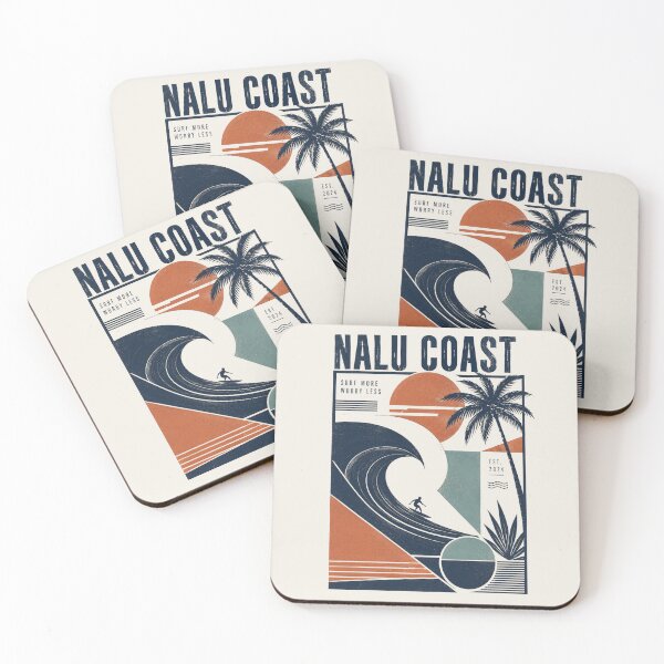 Item preview, Nalu Coast Geometric Surf Design | Modern Coastal Streetwear  designed and sold by Nalu Coast.
