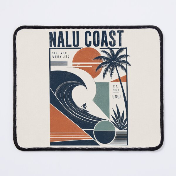 Item preview, Nalu Coast Geometric Surf Design | Modern Coastal Streetwear designed and sold by Nalu Coast.