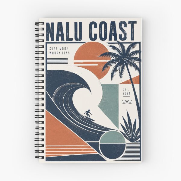 Item preview, Nalu Coast Geometric Surf Design | Modern Coastal Streetwear  designed and sold by Nalu Coast.