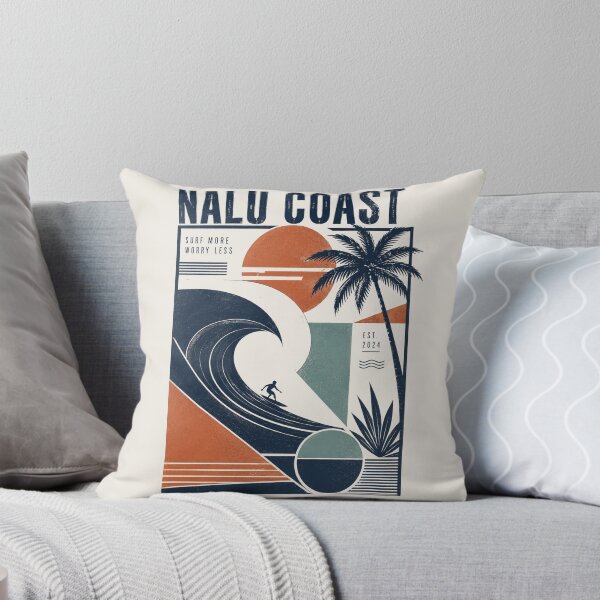 Item preview, Nalu Coast Geometric Surf Design | Modern Coastal Streetwear  designed and sold by Nalu Coast.