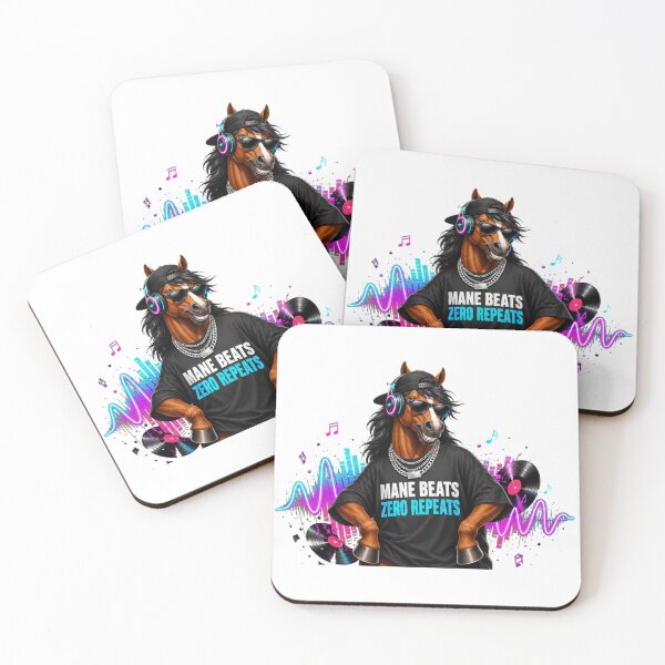 Item preview, Hip Hop Horse DJ With Neon Beats designed and sold by Kolibra.