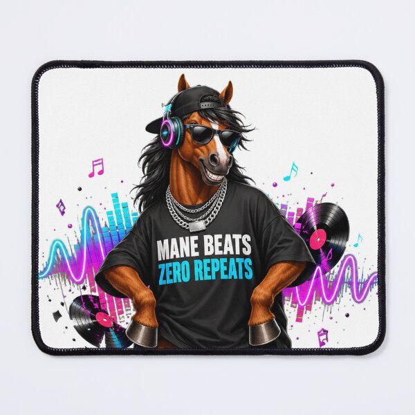 Item preview, Hip Hop Horse DJ With Neon Beats designed and sold by Kolibra.