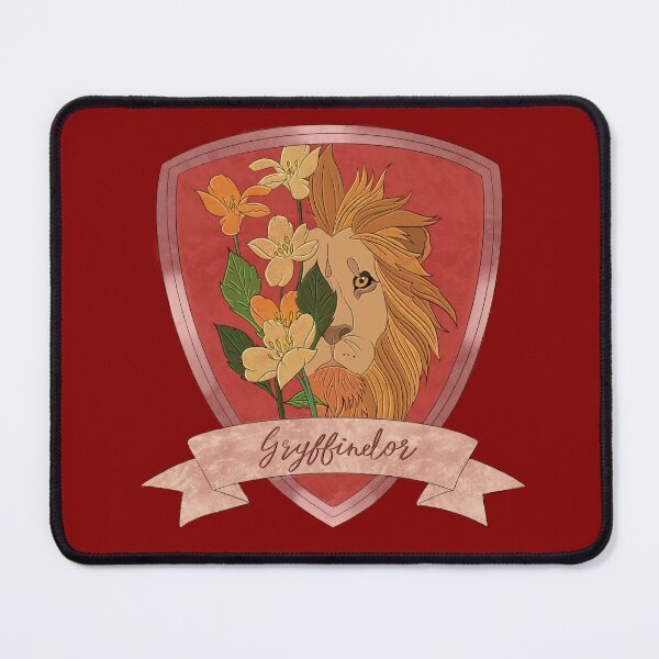 Item preview, Gryffindor Floral Shield designed and sold by starling_designs.