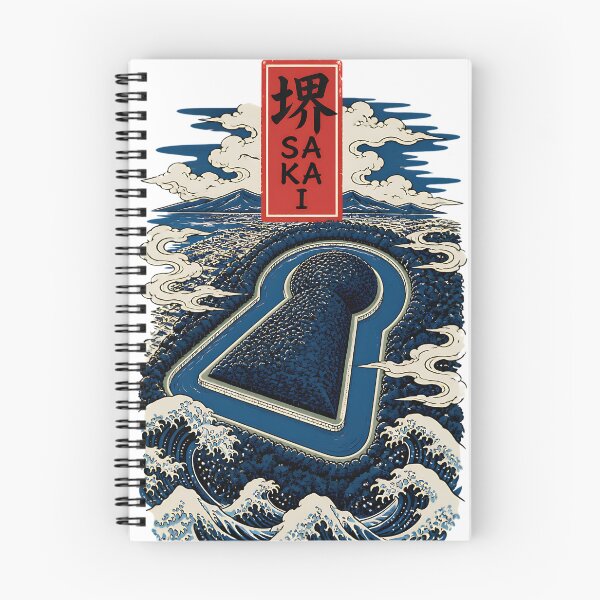 Item preview, Sakai Osaka Japan Vintage Travel Tourism Art designed and sold by TravelersGems.
