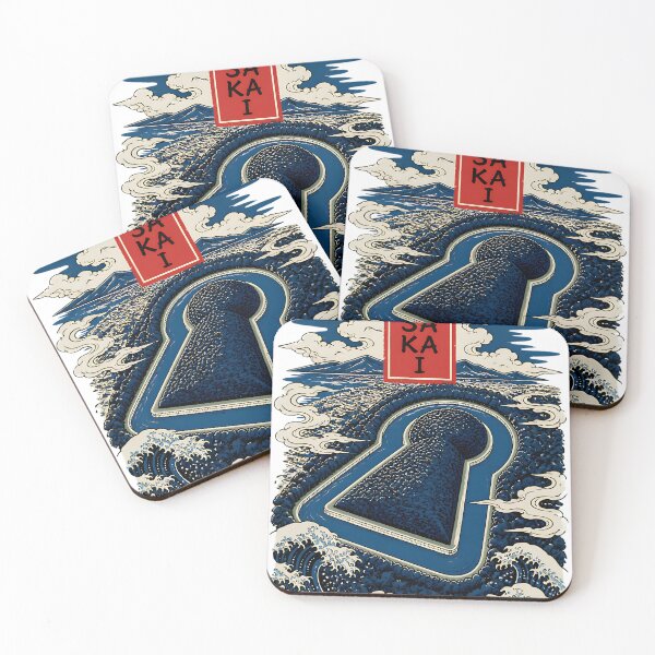 Item preview, Sakai Osaka Japan Vintage Travel Tourism Art designed and sold by TravelersGems.