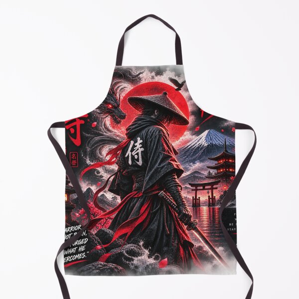Item preview, Japanese Samurai Dragon Warrior – Discipline Builds Freedom designed and sold by Groovy Nest.