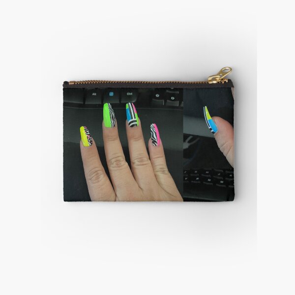 Item preview, Neon Patterned Manicure designed and sold by KaleChub.