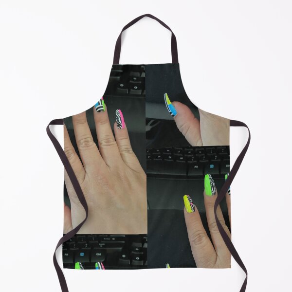Item preview, Neon Patterned Manicure designed and sold by KaleChub.