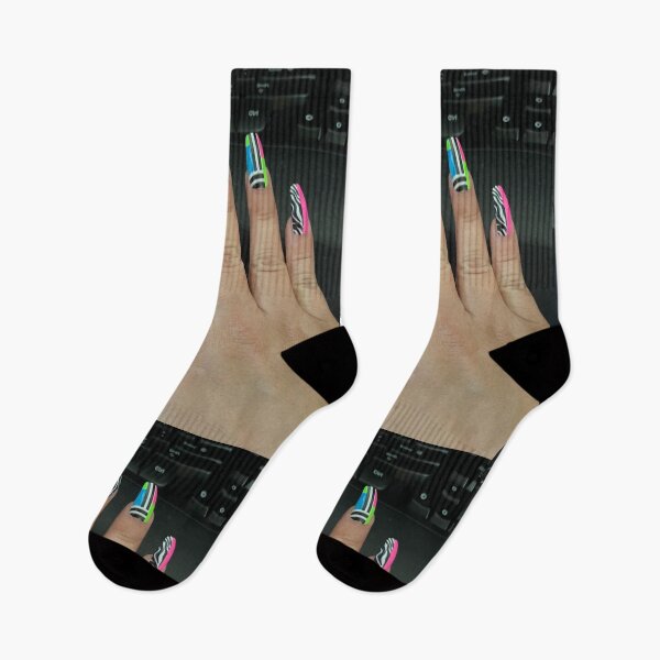 Item preview, Neon Patterned Manicure designed and sold by KaleChub.