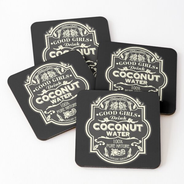 Item preview, Good Girls Drink Coconut Water designed and sold by helenacooper.