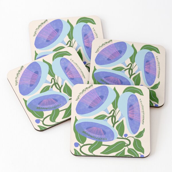 Item preview, Blue-Violet Botanical Trio designed and sold by The Art Framing Company.