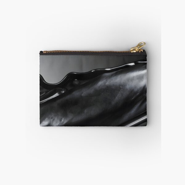 Item preview, Abstract Dark Liquid Chrome Waves Artwork designed and sold by BetweenForms.