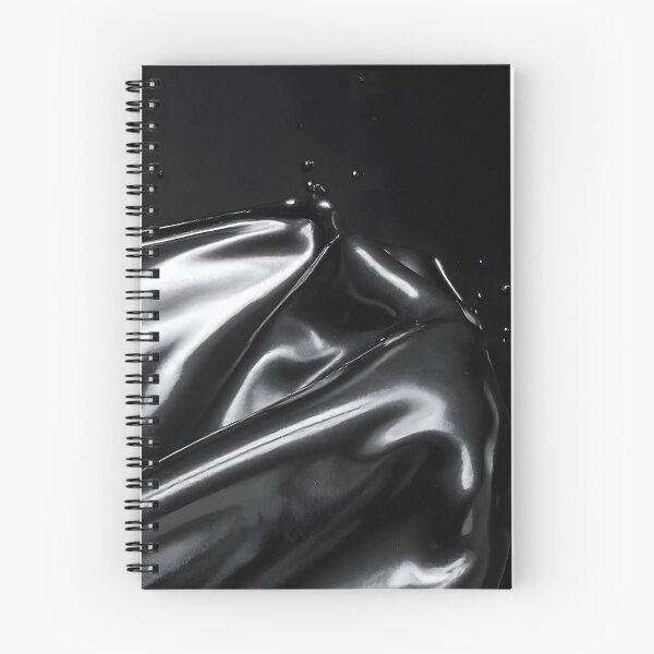 Item preview, Abstract Dark Liquid Chrome Waves Artwork designed and sold by BetweenForms.