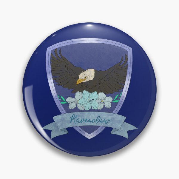 Item preview, Ravenclaw Floral Shield designed and sold by starling_designs.