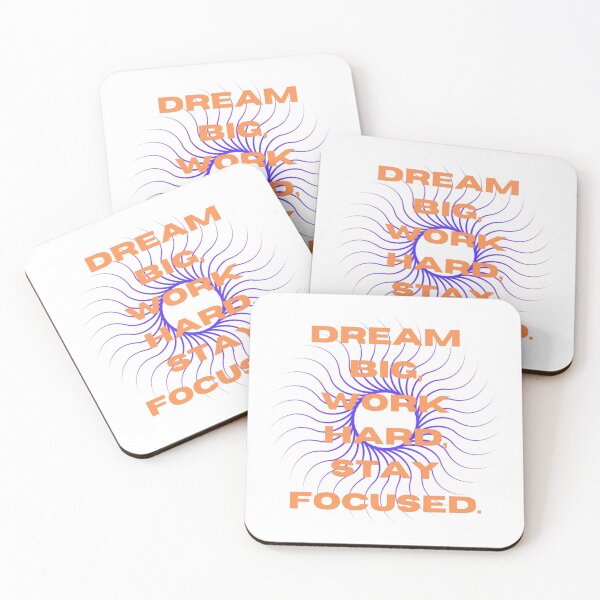 Item preview, Dream big, work hard, stay focused. design designed and sold by LizKnoxArt.