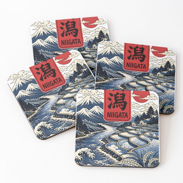 Item preview, Niigata Japan Vintage Travel Tourism Art designed and sold by TravelersGems.