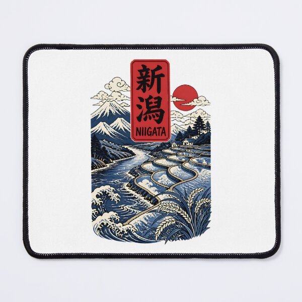 Item preview, Niigata Japan Vintage Travel Tourism Art designed and sold by TravelersGems.