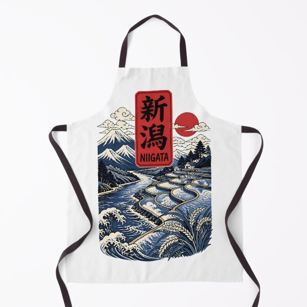 Item preview, Niigata Japan Vintage Travel Tourism Art designed and sold by TravelersGems.