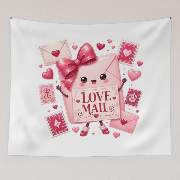 Item preview, Love Mail Kawaii Sticker | Cute Pink Envelope PNG | Romantic Aesthetic Sticker | Valentine Love Gift designed and sold by Stylestickers55.