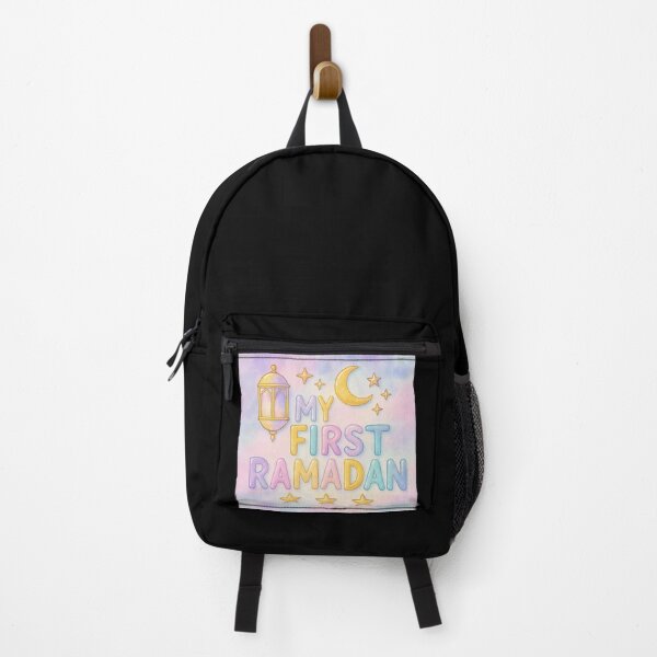 Item preview, My First Ramadan (V.12) – Pastel Islamic Lantern and Crescent Moon Design designed and sold by D-Islamic.