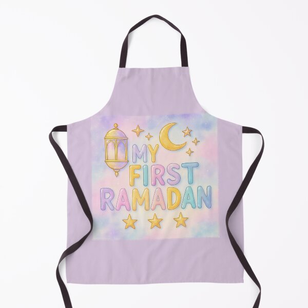 Item preview, My First Ramadan (V.12) – Pastel Islamic Lantern and Crescent Moon Design designed and sold by D-Islamic.