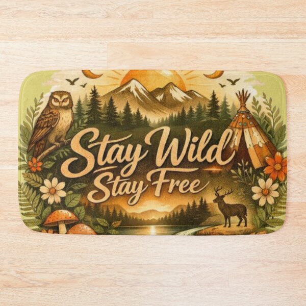 Item preview, Stay wild, stay free designed and sold by JaroDesign2023.