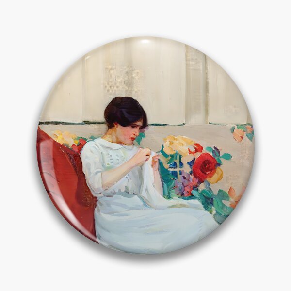 Artikelvorschau, Helen McNicoll – Das Chintz-Sofa entworfen und verkauft von Jon-Baran.