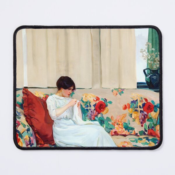 Item preview, Helen McNicoll - The Chintz Sofa designed and sold by Jon-Baran.
