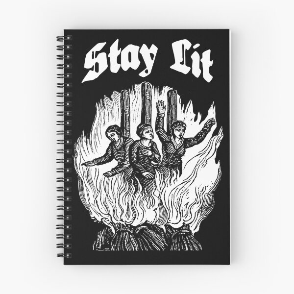Item preview, Stay Lit Satan Devil Hell Unholy Antichrist Witch Occult Witchcraft t-shirt designed and sold by Reign Of Darkness.
