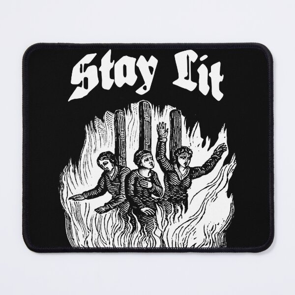 Item preview, Stay Lit Satan Devil Hell Unholy Antichrist Witch Occult Witchcraft t-shirt designed and sold by Reign Of Darkness.
