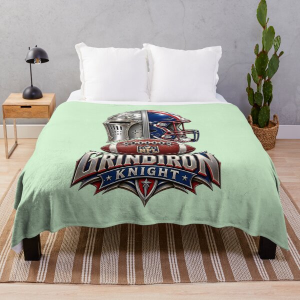 Item preview, Grindiron Knight – Medieval Warrior American Football Emblem designed and sold by Abeshinobi.