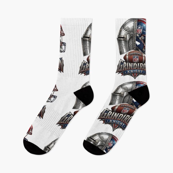 Item preview, Grindiron Knight – Medieval Warrior American Football Emblem designed and sold by Abeshinobi.