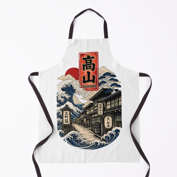 Item preview, Takayama Gifu Japan Vintage Travel Tourism Art designed and sold by TravelersGems.