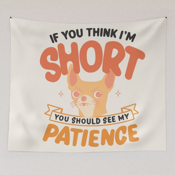 Item preview, Funny Dog Patience Illustration designed and sold by beboplab.