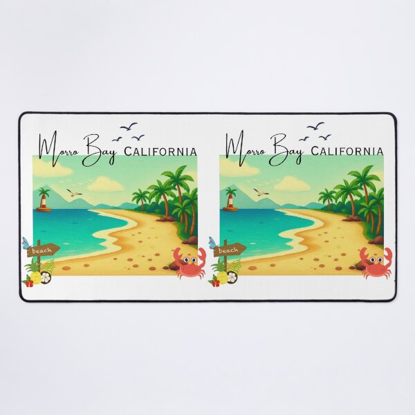 Item preview, Morro Bay California Tropical Beach Sunset Design designed and sold by DonnaRaine.